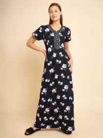 Printed Pure Cotton Nightdress