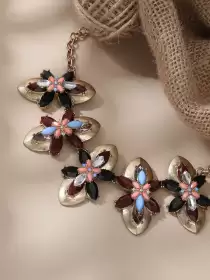 Gold-Plated Statement Necklace