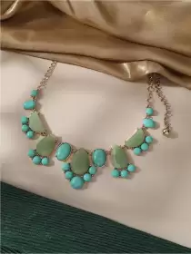 Gold-Plated Statement Necklace
