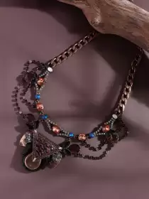 Gold-Plated Statement Necklace