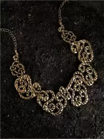 Gold-Plated Statement Necklace
