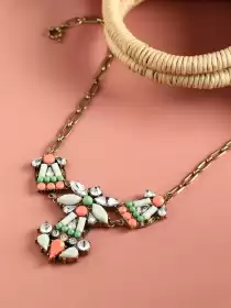 Gold-Plated Statement Necklace