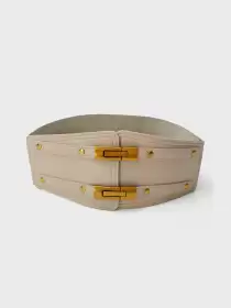 Women PU Broad Waist Belt