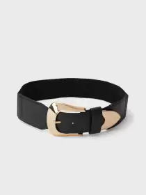 Women PU Elasticated Belt