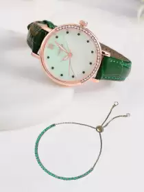 Women Watch Bracelet Gift Set