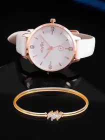 Women Watch Bracelet Gift Set