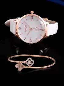 Women Watch Bracelet Gift Set