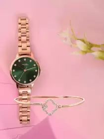 Women Watch Bracelet Gift Set