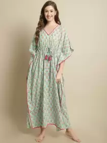 Printed Pure Cotton Nightdress