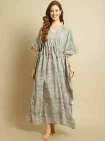 Printed Pure Cotton Nightdress