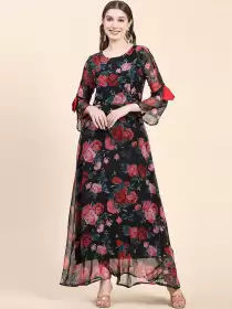 Printed A-Line Ethnic Dress