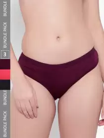 Women Pack Of 3 Hipster Briefs