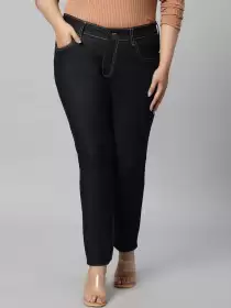 Women Mid-Rise Cotton Jeans