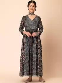 Ethnic Printed Maxi Dress