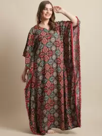 Print Pure Cotton Nightdress
