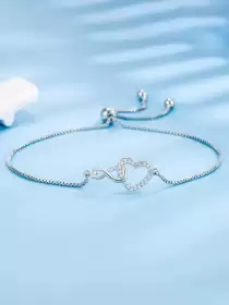 Women Silver-Plated Bracelet