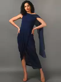 Georgette Sheath Midi Dress
