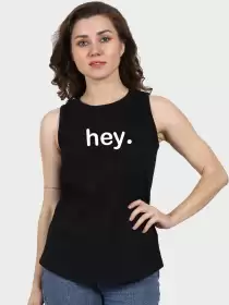 Women Typography Applique T-shirt