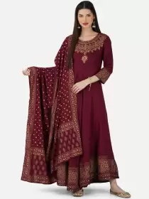 Ethnic Dress With Dupatta