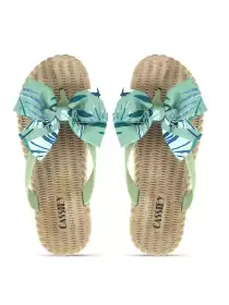 Women Printed Thong Flip-Flops