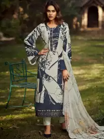 Printed Unstitched Dress Material