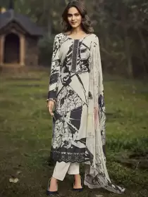 Printed Unstitched Dress Material