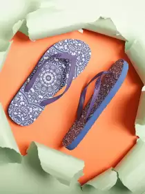 Women Printed Thong Flip-Flops