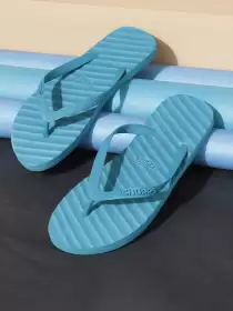 Women Striped Thong Flip-Flops