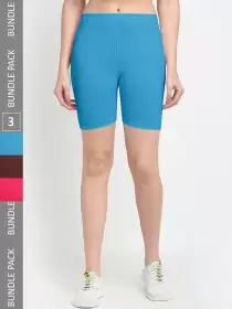 Women Pack Of 3 Sports Shorts