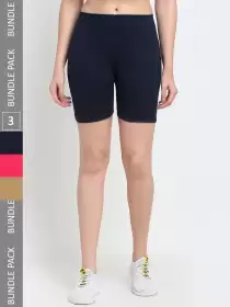 Women Pack Of 3 Sports Shorts