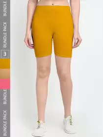 Women Pack Of 3 Sports Shorts