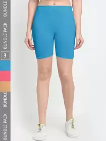 Women Pack Of 3 Sports Shorts
