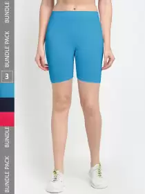 Women Pack Of 3 Sports Shorts