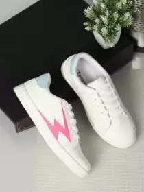 Women Woven Design Sneakers