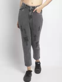 Women Mildly Distressed Jeans