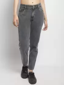 Women Smart Mom Fit Jeans