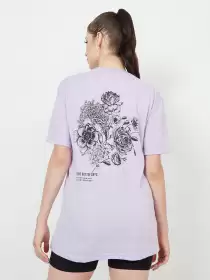 Floral Printed Cotton T-shirt