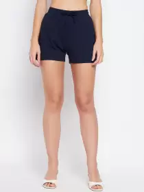 Women Mid Rise Shorts