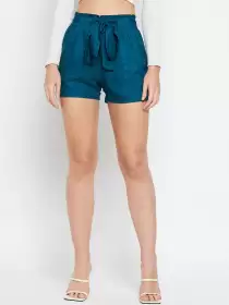 Women Mid Rise Shorts