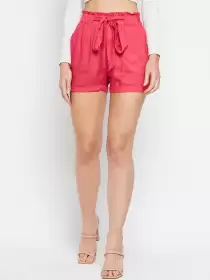 Women Mid Rise Shorts