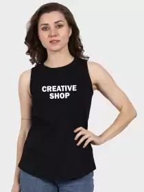 Women Typography Pockets T-shirt