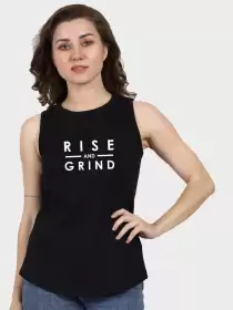 Women Typography Printed Raw Edge T-shirt