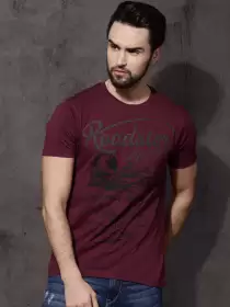 Typography Cotton T-shirt