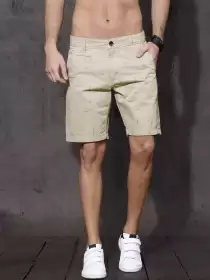 Men Regular Fit Chino Shorts