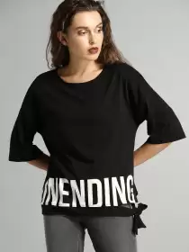 Printed Round Neck T-shirt