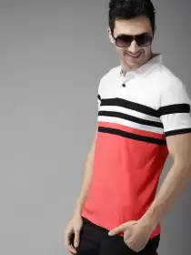Men Polo Collar T-shirt