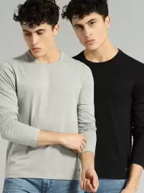 Pack Of Two Cotton Pure Cotton T-shirt