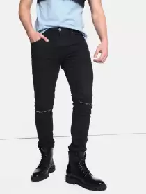 Men Skinny Fit Grunge Jeans
