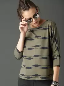 Printed Round Neck T-shirt