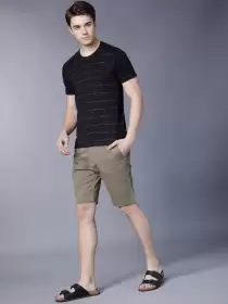 Men Slim Fit Chino Shorts